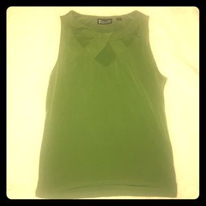 Sleeveless Green Work Top